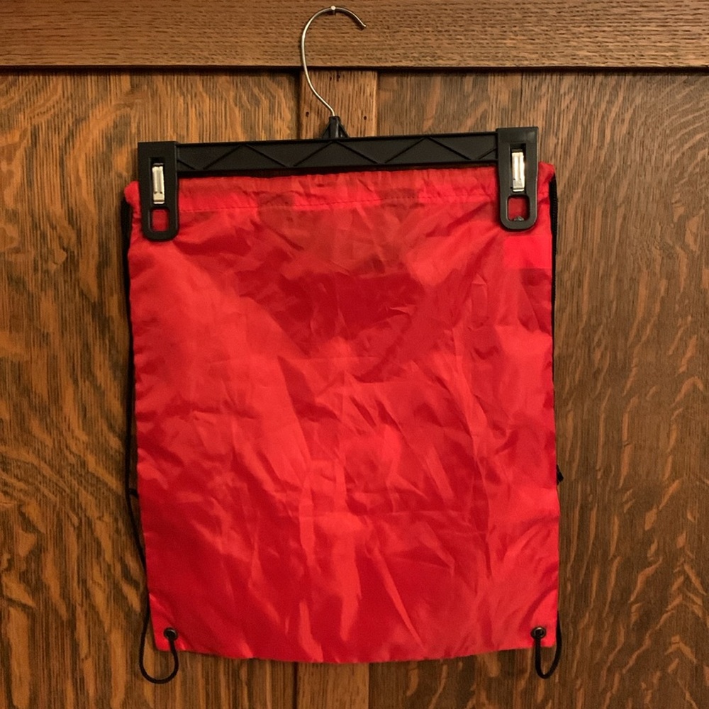 Microsoft Red Drawstring Backpack With Reflectors - image 2